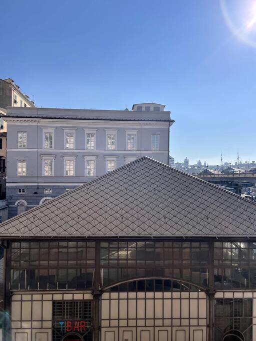 Ferienwohnung Overlooking The Porto Antico Of Genua Exterior foto