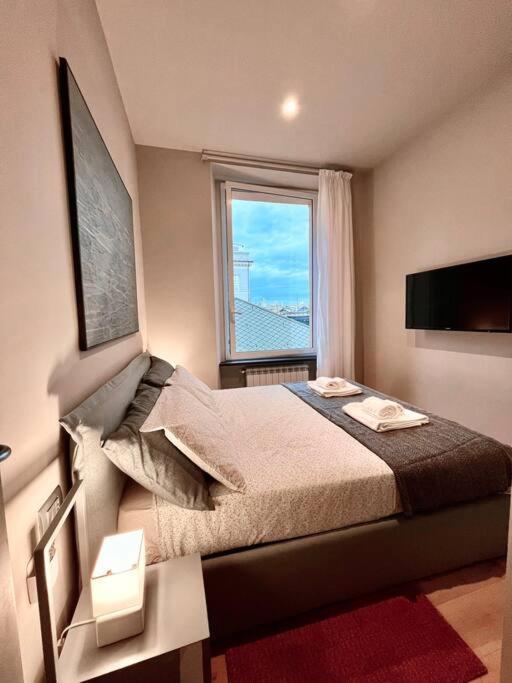 Ferienwohnung Overlooking The Porto Antico Of Genua Exterior foto